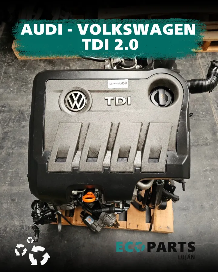 Motor Audi · Volkswagen TDI 2.0 — EcoParts Luján